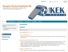 Tablet Screenshot of kuopionerotuomarikerho.fi
